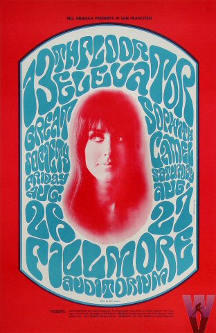 Aren't old concert posters amazing. Yes, this is Grace Slick with her old band The Great Society before she hit fame with Jefferson Airplane.