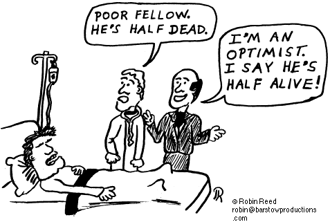 optimist cartoon Okay it is a little tasteless but still rather comical