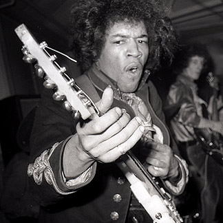 Jimi Hendrix being a lefty and all that jazz