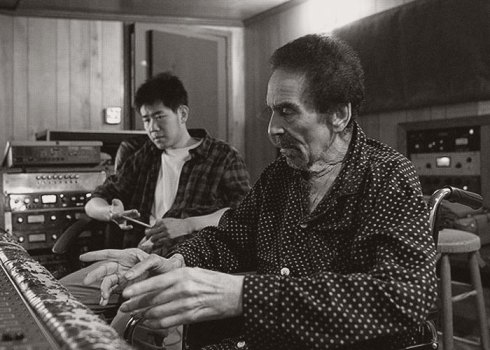 David Lee with his mentor, Willie Mitchell